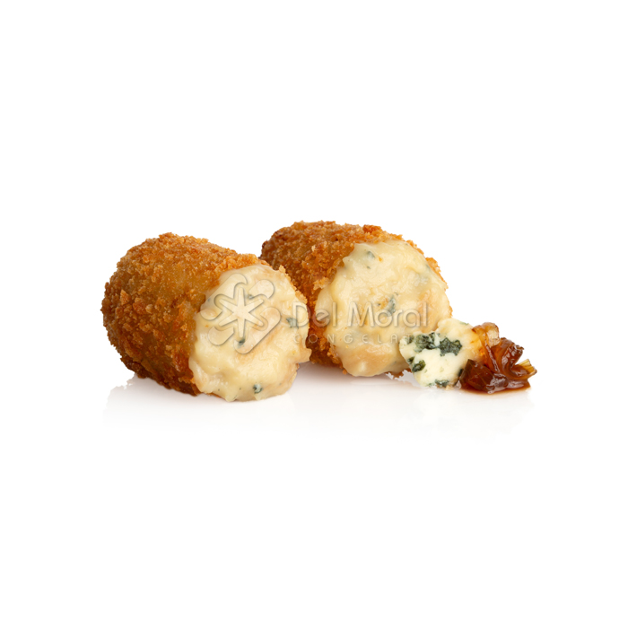 CROQUETAS QUESO Y CEBOLLA CARAMELIZADA